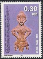 Kosovo UNMIK 2000: Michel-N° 2 (0.30 DM) "Dardanische Götterstatuette (3500 V. Chr.) * Falzspur Trace De Charnière MLH - Mitologia