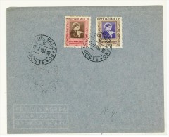 FILATELIA - CITTA' DEL VATICANO - STORIA POSTALE -  FDC  - SANTA MARIA GORETTI  ANNO 1953 SERIE COMPLETA - Cartas & Documentos