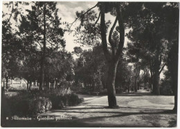 BA4 !!! ALTAMURA GIARDINI PUBBLICI 1956  F.G. !!! - Altamura