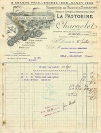 FACTURE : VP 15-0088  :  Fabrique De Vernis La Pastorine Charnelet Saint-Denis Seine Saint Denis - Droguerie & Parfumerie