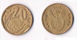 South Africa  20 Cents 2003 - Afrique Du Sud