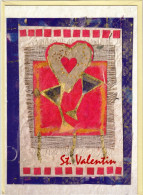 CARTE POSTALE FANTAISIE SAINT VALENTIN NEUVE  SOUS BLISTER+ENVELOPPE - Saint-Valentin