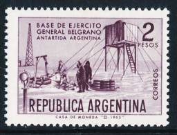 ARGENTINA ANTARTIDA 1965 Antarctic Base "General Belgrano" 1v** - Onderzoeksstations