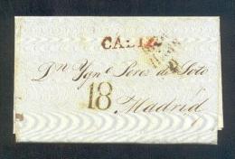 1828.- CÁDIZ A MADRID - ...-1850 Prephilately