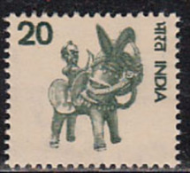 20 Pies  Handicraft Toy Horse, Art &amp; Craft, India MNH 1976 5th Definitive Sereis, 1975 - Nuovi
