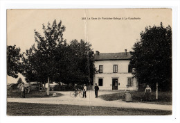 Cpa " La GARE De FONTAINE - SOINGS  à La Gaucherie " 1917 - Contres