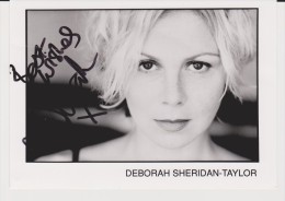 Authentic Signed Photo / Autograph - British Actress DEBORAH SHERIDAN - TAYLOR TV Series EASTENDERS - Autographes