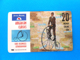 BICYCLE MUSEUM 1900 Highwheel Extraordinary ( TCM Rare Card ) Cycling Vélo Radsport Ciclismo Bike Cycle Bicyclette - Other & Unclassified