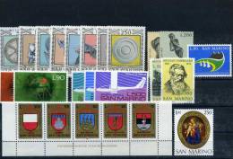 1974 San Marino, Annata Completa 21 Valori, Serie Complete Nuove (**) - Used Stamps