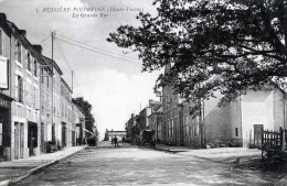 C871 Cpa 87 Bussière Poitevine - La Grande Rue - Bussiere Poitevine