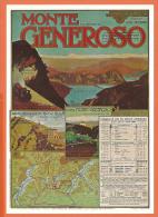 Oct5, Monte Generoso , Lugano, Repro Affiche 1895 , 1122, Non Circulée - TI Tessin