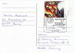 GERMANY 2006 FOOTBALL WORLD CUP GERMANY POSTMARK   / K 43 / - 2006 – Germany