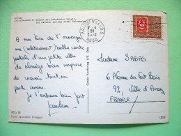 Norway 1972 Postcard "sailing Ship" To France - Stamp On Stamp - Briefe U. Dokumente