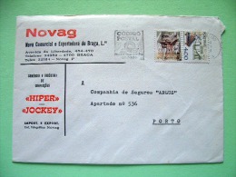 Portugal 1979 Cover To Porto - Castle - Computer - Briefe U. Dokumente