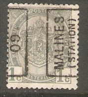 Malines Station 1909 Nr. 1327Azz - Rollenmarken 1900-09