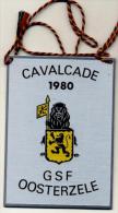 Oosterzele - Cavalcade 1980 - GSF Oosterzele - Plaquette In Metaal - Carnival