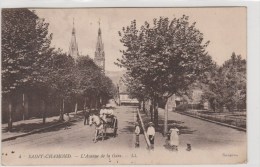 SAINT-CHAMOND (Loire) - L'avenue De La Gare - Animée - Saint Chamond