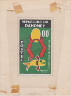 Dahomey 1971 Y&T 308. Maquette. Béhanzin Ou Gbêhanzin (1889-1894). L’œuf & Le Requin. Le Monde Tient L'oeuf Que La Terre - Napoléon