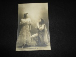 Célébrités. Duo D ' Opéra . Maubourg Et Eyreams  Dans Cendrillon.Carte Photo. Peu Courant.  Avant 1903. - Singers & Musicians