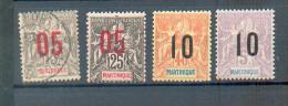 MART 400  - YT 78 Obli /  79 à 81 *  -  CC - Unused Stamps