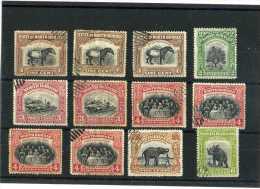 - GRANDE BRETAGNE COLONIES . BORNEO DU NORD . TIMBRES DE 1909/11 OBLITERES . - Nordborneo (...-1963)