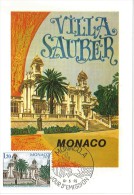 CM Monaco - Année Européenne Du Patrimoine Architectural - Villa Sauber - 1975 - Maximumkaarten