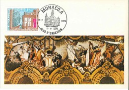 CM Monaco - G Auric - Les Matelots - Salle Garnier - 1979 - Maximumkaarten