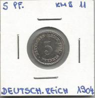 C2 Germany 5 Pfennig 1904. KM#11 - 5 Pfennig