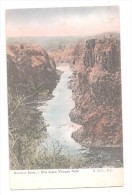 Rhodesia POSTCARD ZAMBESE RIVER A MILE BELOW VICTORIA FALLS Zimbabwe - Simbabwe