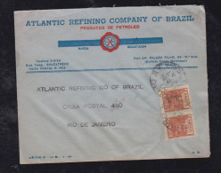 Brazil 1947 Oil Advertising Cover Sao Paulo To Rio - Covers & Documents