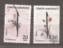 TURKEY 2013 AROMATIC PLANTS PAIR - Usati