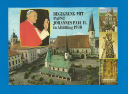 Altötting 1980  (N61)  , Begegnung Mit Papst Johannes Paul II. In Altötting Mit Sonderstempel -  Siehe 2 Scan - - Altoetting