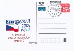 I7311 - Czech Rep. (2004) Praha 414: EuroSCOUT 2004, 5th European Scout Meeting Collectors - Covers & Documents