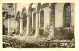 CPA 88 Xertigny - Un Des Bas Coté De L'église, Apres L'incendie Du 18 Juin 1940 - Xertigny