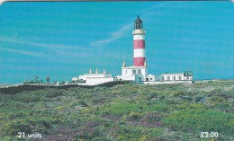 Isle Of Man, MAN 137, 2 £, Point Of Ayre, Lighthouse, 2 Scans . - Leuchttürme