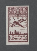 2 1/2 Gulden Flugpost 1924  206 FU Mit Fotobefund In Tadellos Ungebrauchter Erhaltung - Ungebraucht