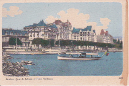 CPA Genève - Quai Du Léman Et Hôtel Bellevue (8994) - Bellevue