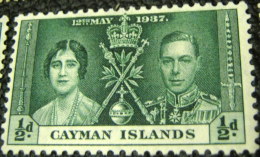 Cayman Islands 1937 Coronation Of King George VI & Queen Elizabeth 0.5d - Mint - Cayman (Isole)