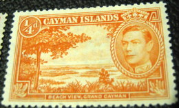 Cayman Islands 1938 Beach View Grand Cayman 0.25d - Mint - Kaimaninseln