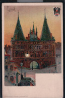 Lübeck - Holstentor - Künstlerkarte - Luebeck