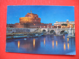 ROMA Di Notte-Ponte E Castel S.Angelo - Bruggen