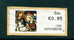 IRELAND  -  2010  Post And Go/ATM Label  Christmas  Used On Piece  As Scan - Viñetas De Franqueo (Frama)
