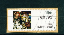 IRELAND  -  2010  Post And Go/ATM Label  Christmas  Used On Piece  As Scan - Frankeervignetten (Frama)