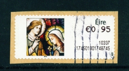 IRELAND  -  2010  Post And Go/ATM Label  Christmas  Used On Piece  As Scan - Frankeervignetten (Frama)