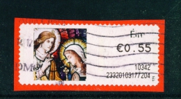 IRELAND  -  2010  Post And Go/ATM Label  Christmas  Used On Piece  As Scan - Vignettes D'affranchissement (Frama)