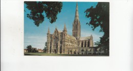 BF30479 Salisbury Cathedral UK  Front/back Image - Salisbury