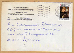 Enveloppe Cover Brief Amicale Des Anciens Officiers De Pompiers - Other & Unclassified