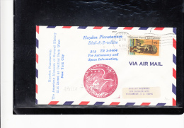 SPACE -   USA - 1972 - HAYDEN PLANETARIM  COVER WITH NEW YORK   POSTMARK - United States