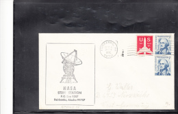 SPACE -   USA -  1972-  APOLLO 17  FAIRBANKS TRACKING STATION COVER WITH FAIRBANKS POSTMARK - Estados Unidos