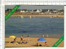 GUIDEL PLAGE  -   Le Centre Commercial Et Le  V.V.F. - La Plage Du  POULDU - Guidel